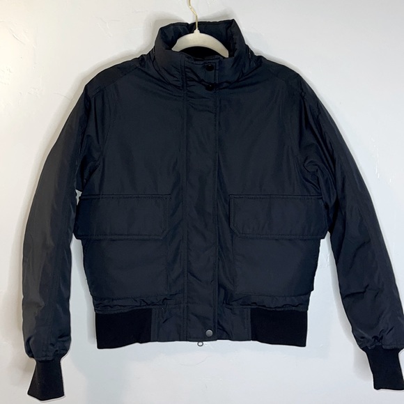 Everlane ReNew Women’s Cropped Short Puffer Coat Solid Black Size XS No … - Picture 2 of 7